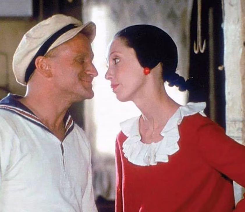 "Hasta las rodillas en cocaína": Revelan oscura verdad sobre la película 'Popeye' de Robin Williams (1980)