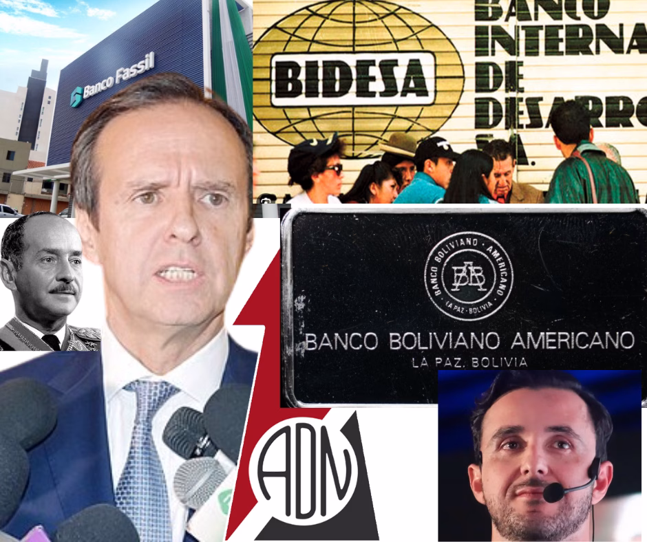 Escándalos Financieros: Los Vínculos de Tuto Quiroga, Marinkovic y Velasco con quiebres de bancos en Bolivia
